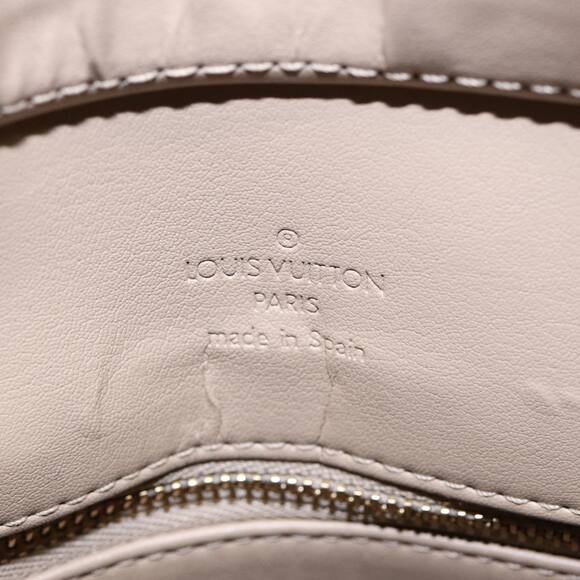 LOUIS VUITTON Monogram Vernis Houston Hand Bag Beige M91004 - Picture 10 of 16